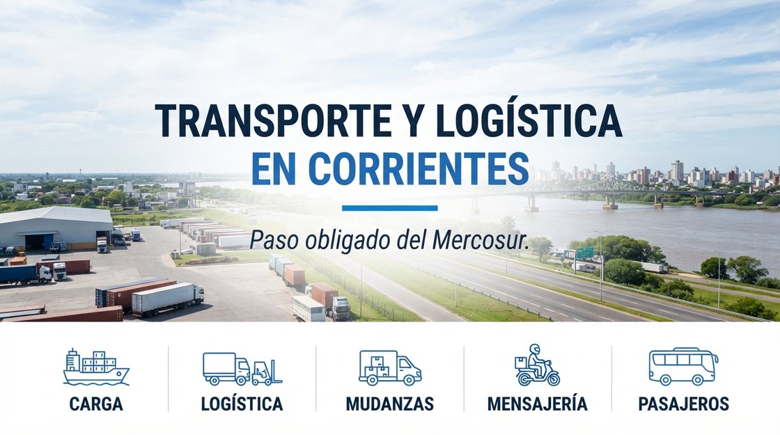 Puente internacional sobre el río Uruguay en Paso de los Libres, con camiones haciendo fila