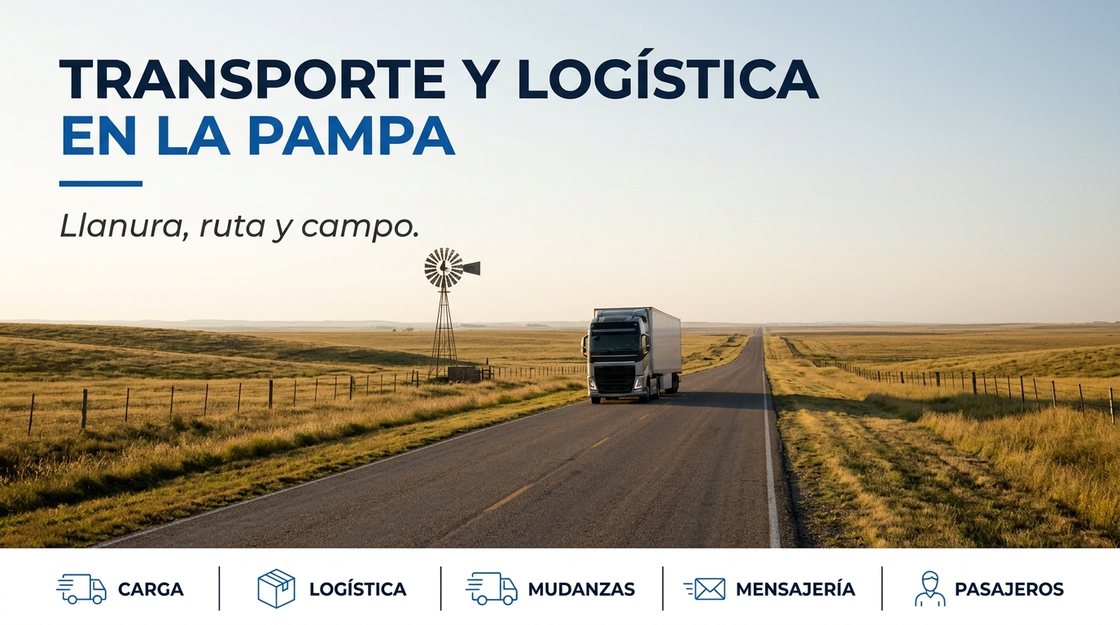 Ruta pampeana recta hasta el horizonte, con un molino y campos a los costados